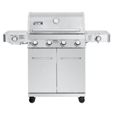 Monument Grills Stainless Steel 4 Burner Propane Gas Grill with Side Sear Burners