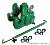 Pat’s Easy Change with Stabilizer Bar – Best Quick Hitch System On The Market ?C Flexible, Durable and Affordable (CAT #1 Green)