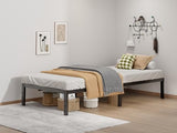Metal Bed Frame Full Size – 14 Inch Heavy-Duty Full Platform Bed Frame No Box Spring Needed, Easy Assembly, Noise-Free, Sturdy Mattress Foundation, Underbed Storage Space