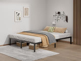 Metal Bed Frame Full Size – 14 Inch Heavy-Duty Full Platform Bed Frame No Box Spring Needed, Easy Assembly, Noise-Free, Sturdy Mattress Foundation, Underbed Storage Space