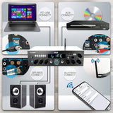 Pyle PDA6BU.5 Bluetooth Stereo Amplifier Receiver