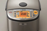 Zojirushi NP-HCC10XH Induction Heating System Rice Cooker and Warmer 1 L Stainless Dark Gray