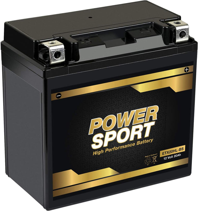Parts YTX20L-BS Battery for Yamaha YFM660F Grizzly 660 4×4 2002-2008