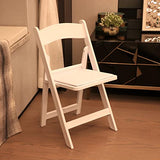 BTEXPERT Set of 4, Resin Folding Chair Vinyl Padded Seat Indoor Outdoor Lightweight Set for Home Event Party Picnic Kitchen Dining Church School Weddings