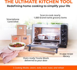 Tovala Gen 2 Smart Steam Large Countertop WiFi Oven | 5 Mode Programmable Oven and Smartphone Controlled | Toast, Steam, Bake, Broil and Reheat | Black & Stainless Steel Convection and Toaster Oven