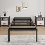 Metal Bed Frame Full Size – 14 Inch Heavy-Duty Full Platform Bed Frame No Box Spring Needed, Easy Assembly, Noise-Free, Sturdy Mattress Foundation, Underbed Storage Space